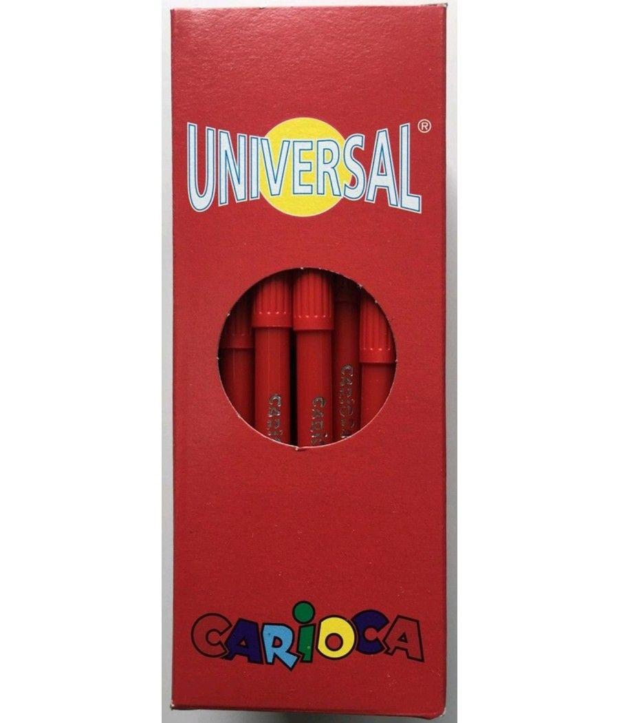 Carioca rotulador joy punta fina rojo - caja de 50-