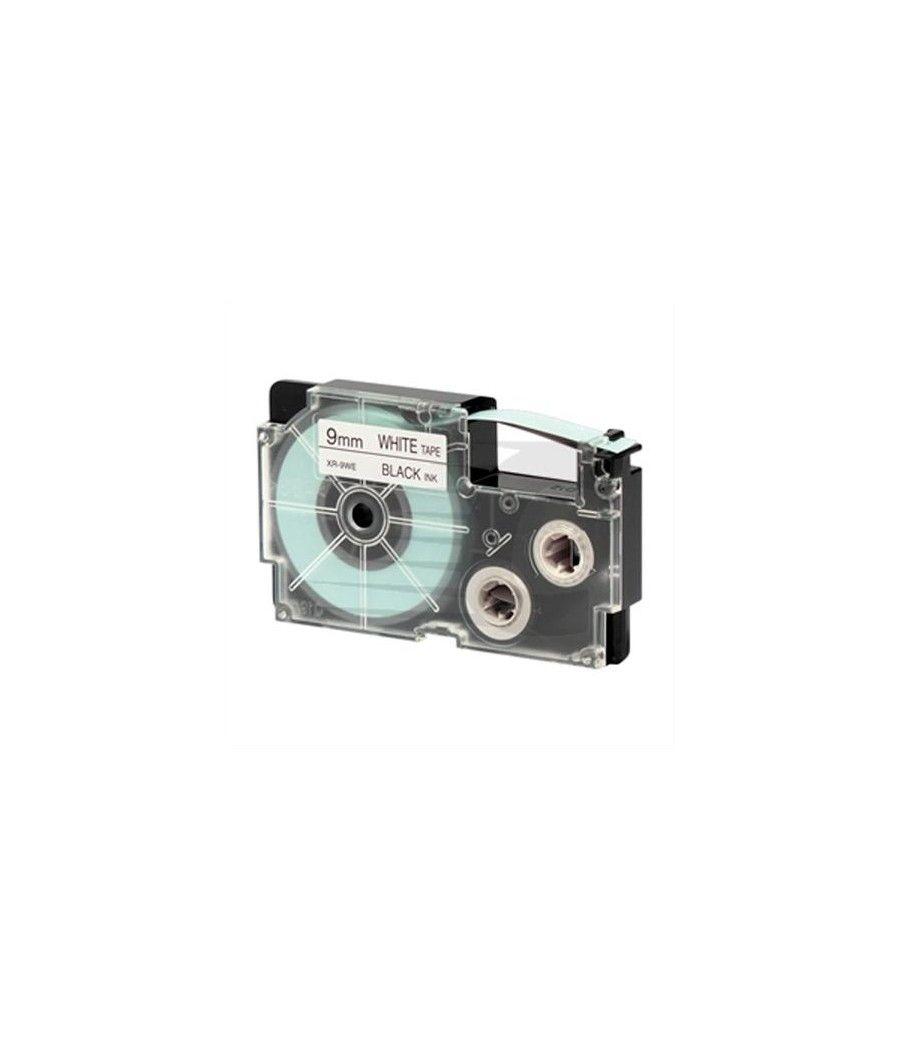 Casio cinta impresión de nailon 8m x 9mm negro/blanco