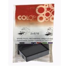 Colop almohadilla e/10 negro blister -2u-