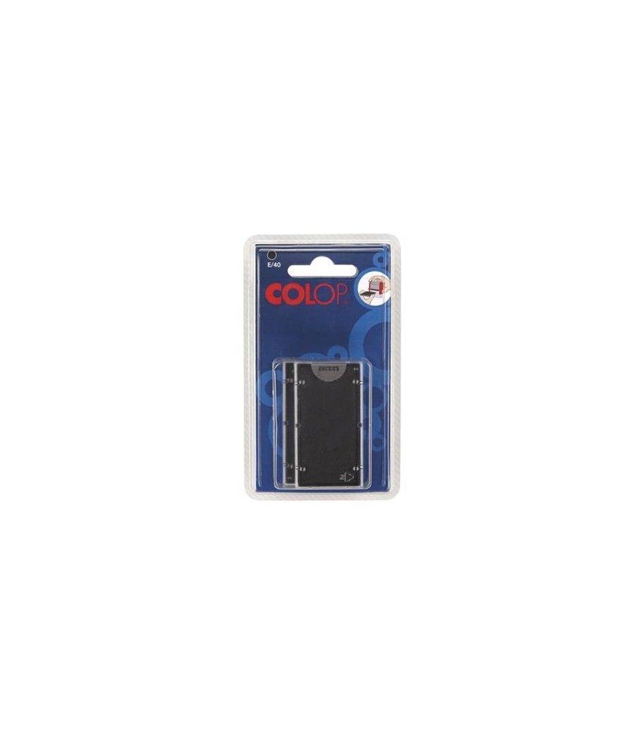 Colop almohadilla e/20 negro blister -2u-