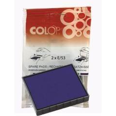Colop almohadilla e/53 azul blister -2u-