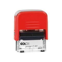 Colop sello printer c20 formula " cobrat " almohadilla e/20 14x38mm rojo