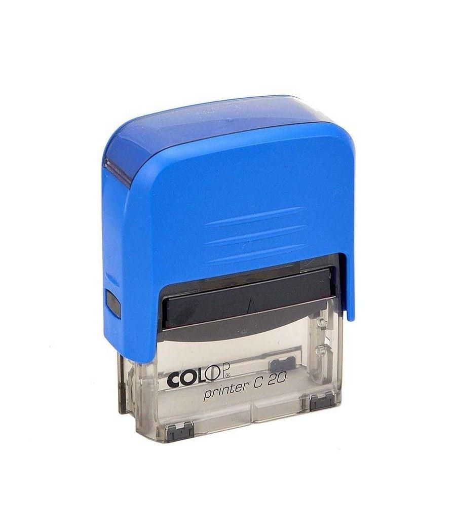 Colop sello printer c20 formula " recibido " almohadilla e/20 14x38mm azul