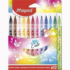 Maped rotuladores mini cute colores surtidos en estuche de 12