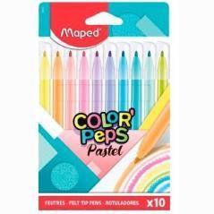 Maped rotuladores color´peps pastel estuche de 10 c/surtidos