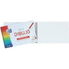 Oxford bloc dibujo escolar t/ blanda espiral microperforado 20h 130gr a5+ liso blanco