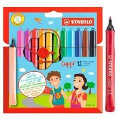Stabilo rotuladores con anilla cappi c/surtidos estuche 12 ud