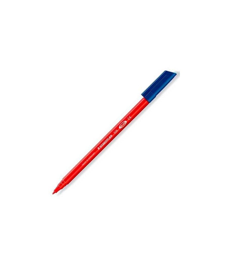 Staedtler rotulador noris club rojo - caja de 10