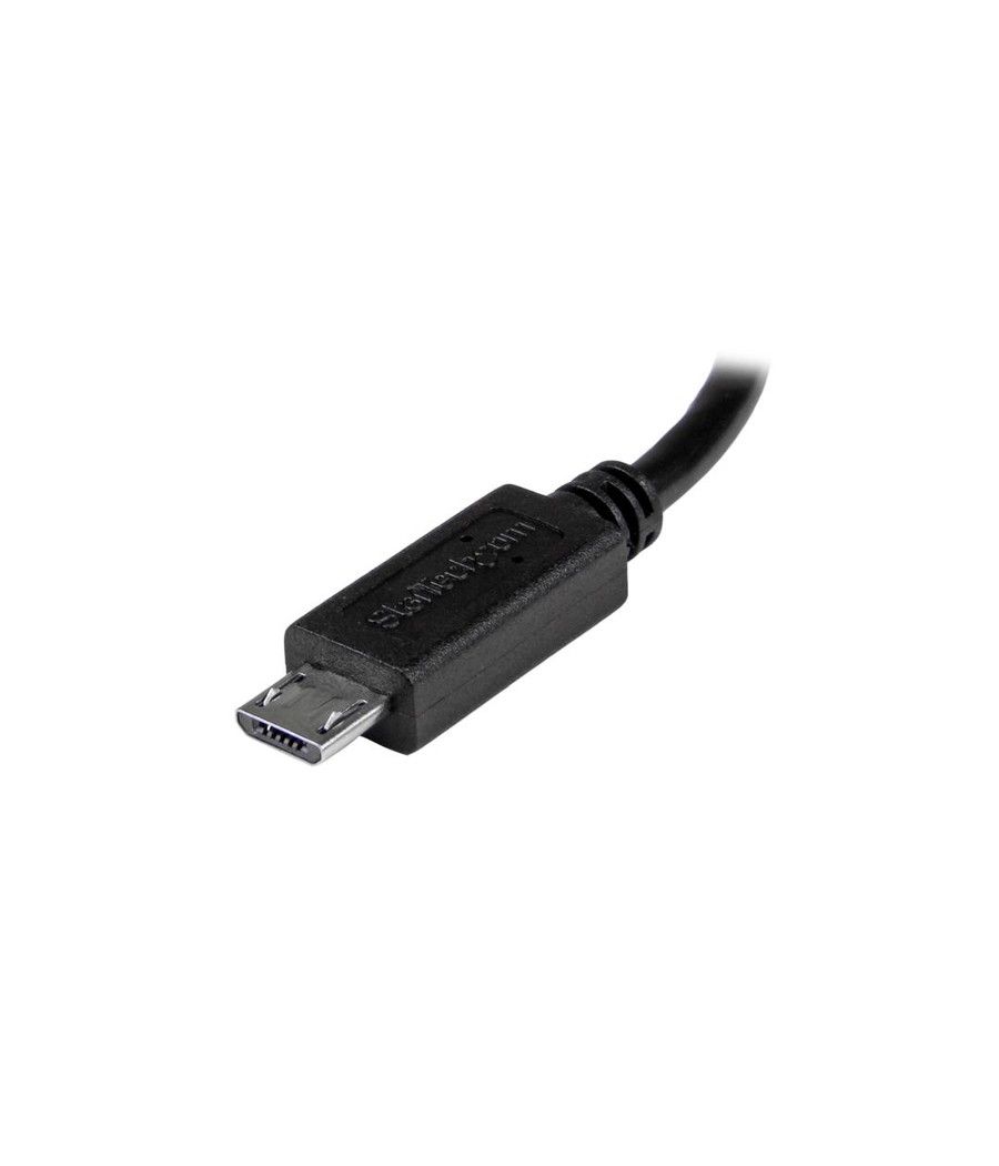 StarTech.com Cable USB OTG de 20cm - Cable Adaptador Micro USB a Mini USB - Macho a Macho - Imagen 3