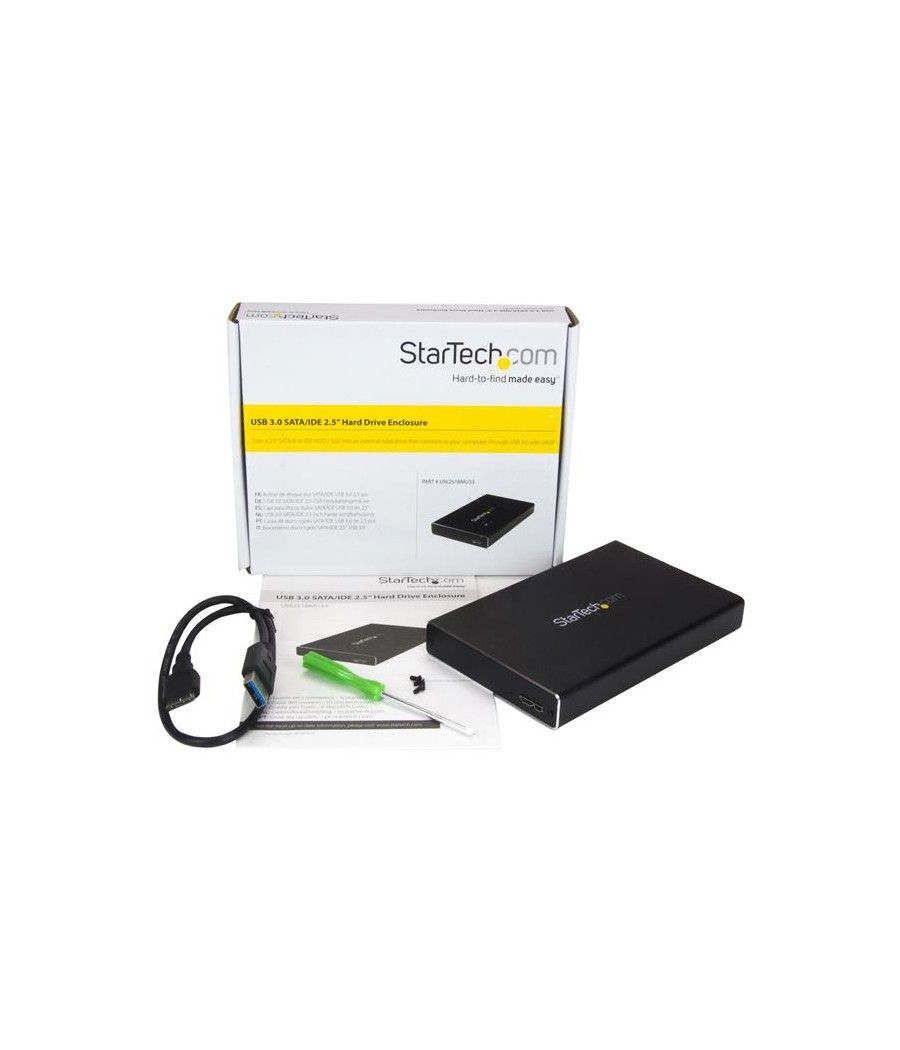 StarTech.com Caja USB 3.0 con UASP Universal para Disco Duro SATA III o IDE PATA de 2,5 Pulgadas - Imagen 4