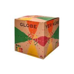 Globo terraqueo liderpapel con luz fisico y politico diametro 20 cm