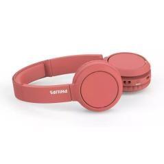 Auriculares inalámbricos philips tah4205/ con micrófono/ bluetooth/ rojos