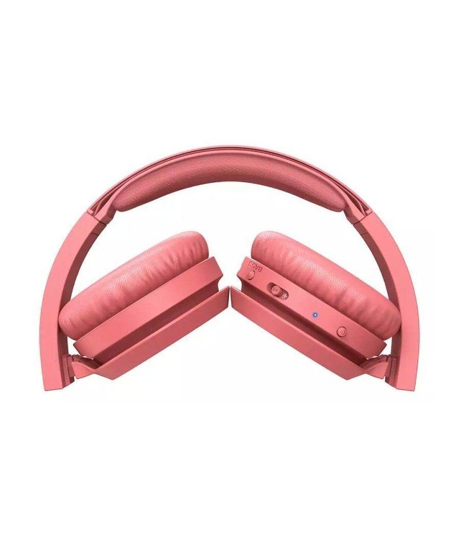 Auriculares inalámbricos philips tah4205/ con micrófono/ bluetooth/ rojos