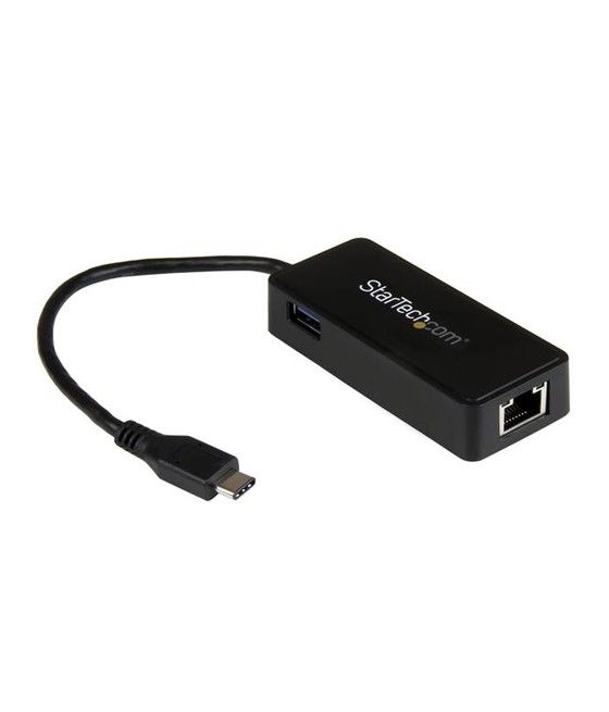 StarTech.com Adaptador de Red Gigabit USB-C con Puerto USB Extra - Imagen 1