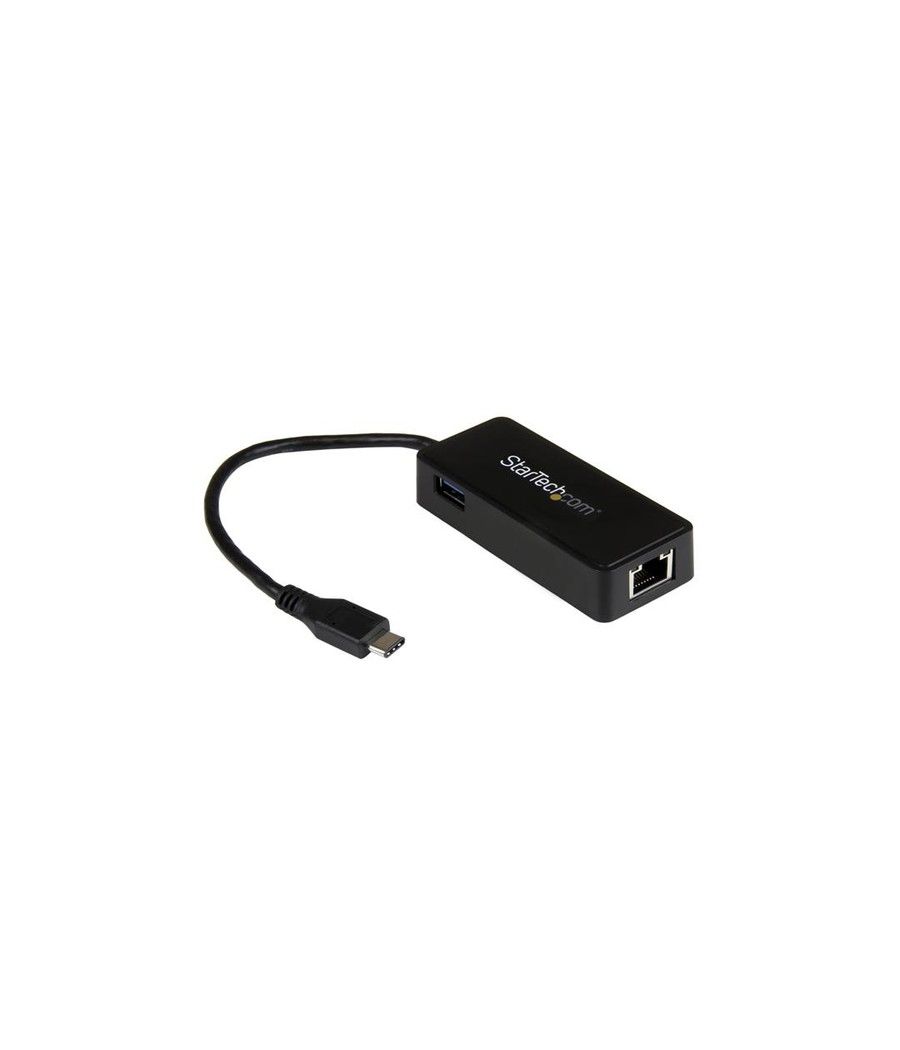 StarTech.com Adaptador de Red Gigabit USB-C con Puerto USB Extra - Imagen 1