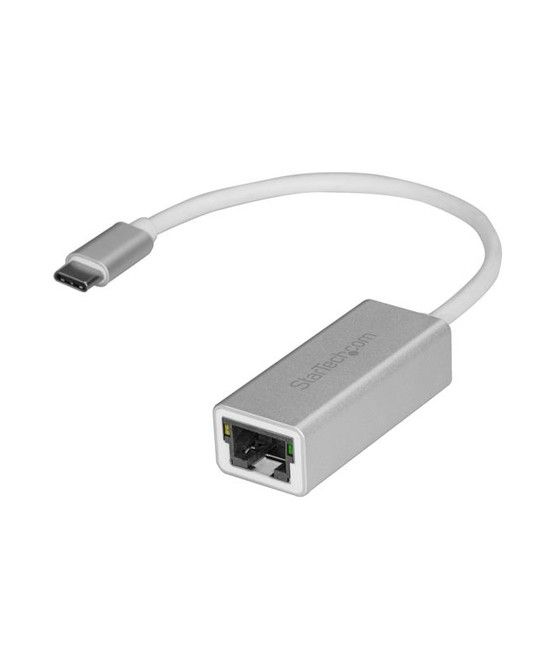 StarTech.com Adaptador de red USB-C a Gigabit - Plateado - Imagen 1
