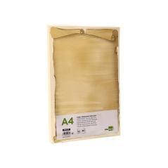 Papel pergamino liderpapel din a4 diploma 180 g/m2 paquete de 50 hojas