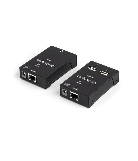 StarTech.com Extensor Alargador USB 2.0 de 4 puertos por cable Cat5 o Cat6 - Hasta 50 metros - Imagen 2
