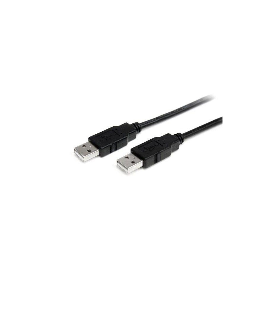 StarTech.com Cable de 2m USB 2.0 Alta Velocidad Macho a Macho USB A - Negro - Imagen 2