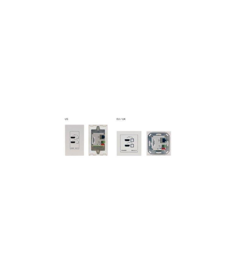 Kramer / selector automático wall plate / 4k /wp-211t/eu-80/86(w) / 20-804970590