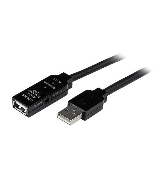 StarTech.com Cable USB 2.0 de Extensión Alargador Activo de 5 metros - Macho a Hembra - Imagen 1