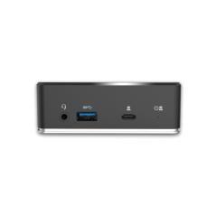 V7 Docking Station universal USB-C con HDMI dual, audio combinado de 3,5 mm, Gigabit Ethernet, 3 puertos USB 3.1 y PD de 85W