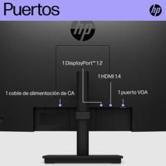 HP P22h G5 54,6 cm (21.5") 1920 x 1080 Pixeles Full HD Negro