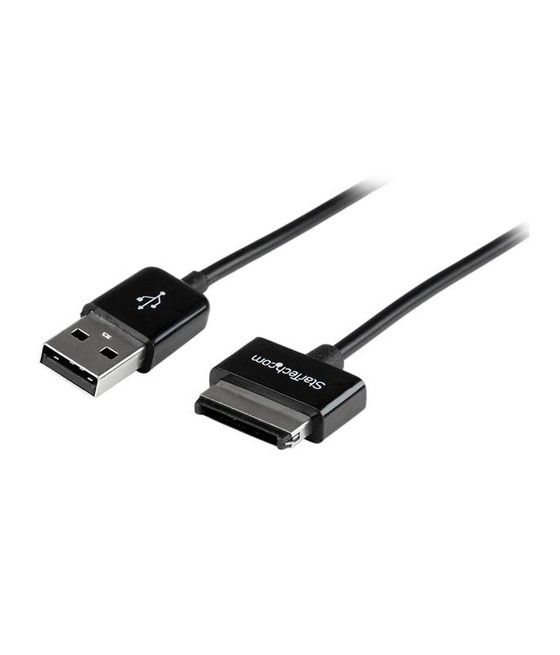 StarTech.com Cable 3m USB 2.0 Cargador y Datos para Asus Transformer Tablet - Negro - Imagen 1
