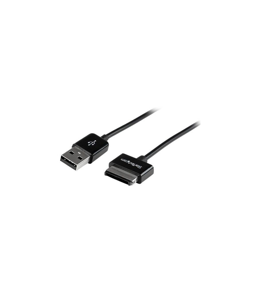 StarTech.com Cable 3m USB 2.0 Cargador y Datos para Asus Transformer Tablet - Negro - Imagen 1