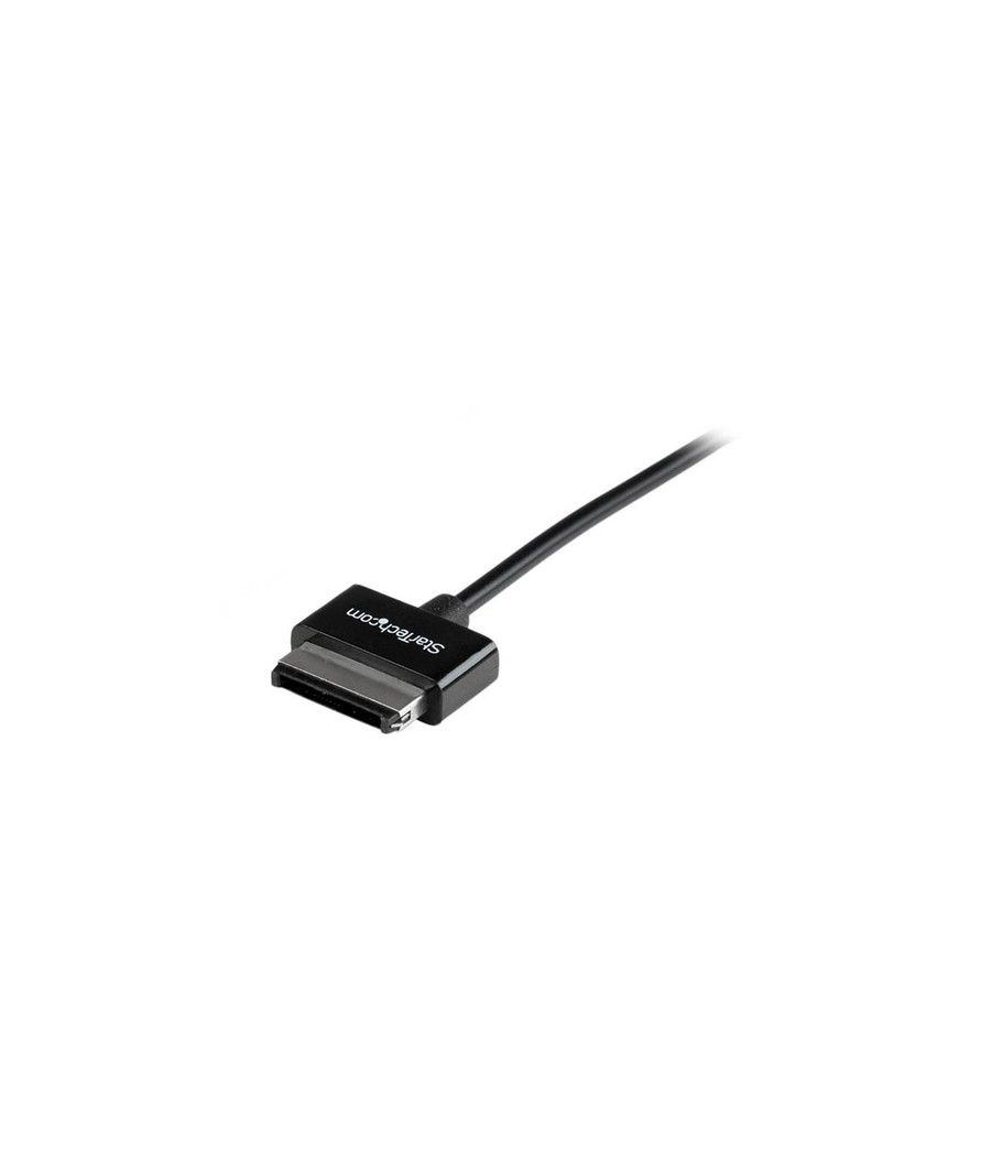 StarTech.com Cable 3m USB 2.0 Cargador y Datos para Asus Transformer Tablet - Negro - Imagen 3