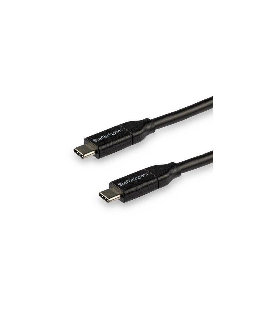 StarTech.com Cable de 3m USB-C a USB-C con capacidad para Entrega de Alimentación de 5A - USB TipoC - Cable de Carga USBC - USB 