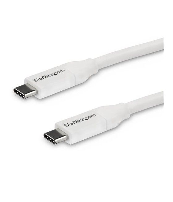 StarTech.com Cable 4m USB-C a USB-C con capacidad para Entrega de Alimentación de 5A - USB Tipo C - Cable de Carga USBC - USB 2.