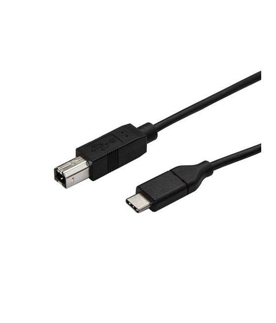 StarTech.com Cable de 50cm USB-C a USB-B de Impresora - Cable Adaptador USB Tipo C a USB B - Imagen 1
