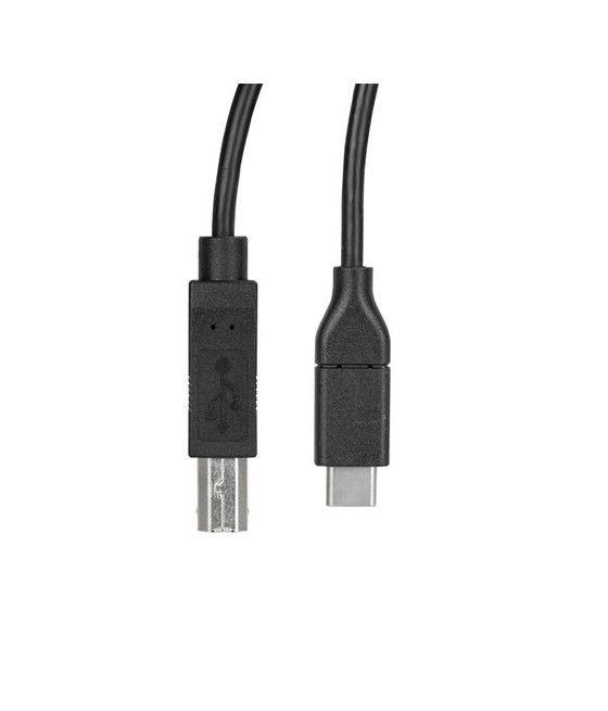 StarTech.com Cable de 50cm USB-C a USB-B de Impresora - Cable Adaptador USB Tipo C a USB B - Imagen 2
