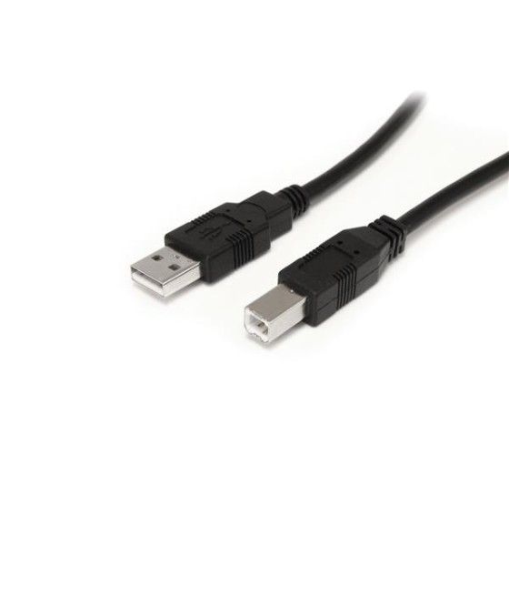 StarTech.com Cable USB Activo de 10m para Impresora - 1x USB A Macho - 1x USB B Macho - Adaptador Negro