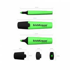 Fluorescente visioline v-12, color: verde erich krause 32497 pack 10 unidades