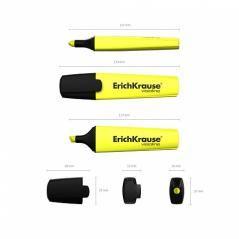 Fluorescente visioline v-12, color: amarillo erich krause 32496 pack 10 unidades