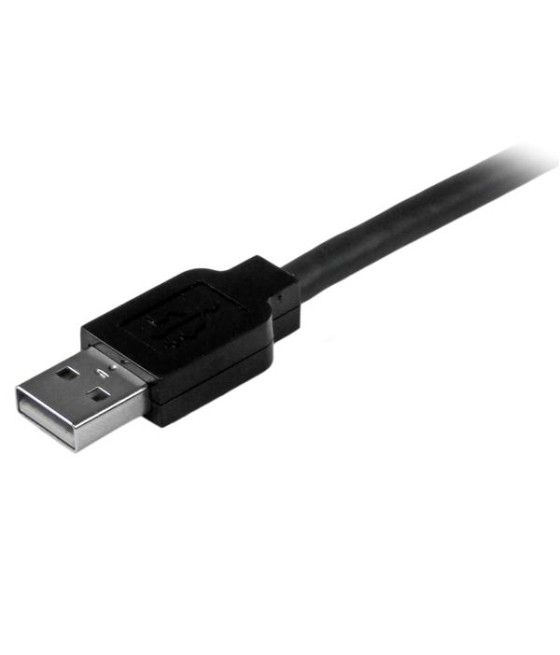StarTech.com Cable 15 Metros 15m USB B Macho a USB A Macho Activo Amplificado USB 2.0 - Impresora - Imagen 4