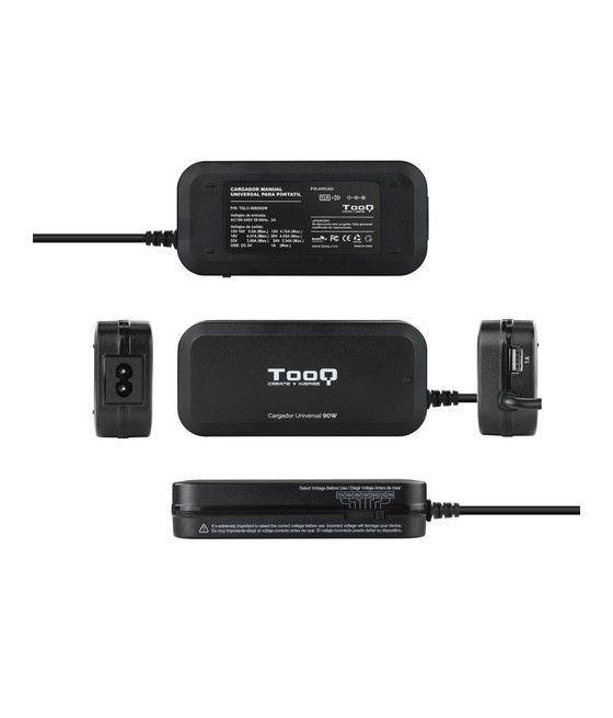 TooQ TQLC-90BS02M cargador de dispositivo móvil Negro Interior - Imagen 4