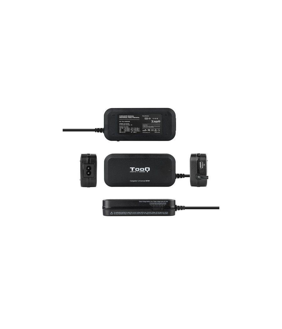 TooQ TQLC-90BS02M cargador de dispositivo móvil Negro Interior - Imagen 4