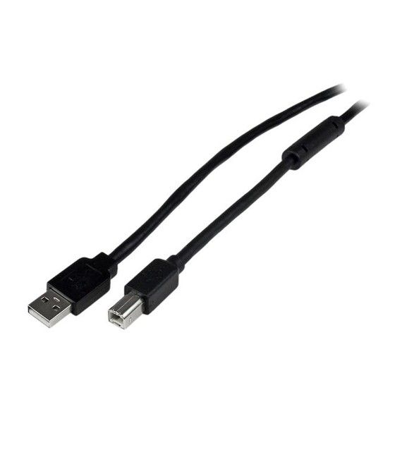 StarTech.com Cable 20 Metros 20m USB B Macho a USB A Macho Activo Amplificado USB 2.0 - Impresora - Imagen 1