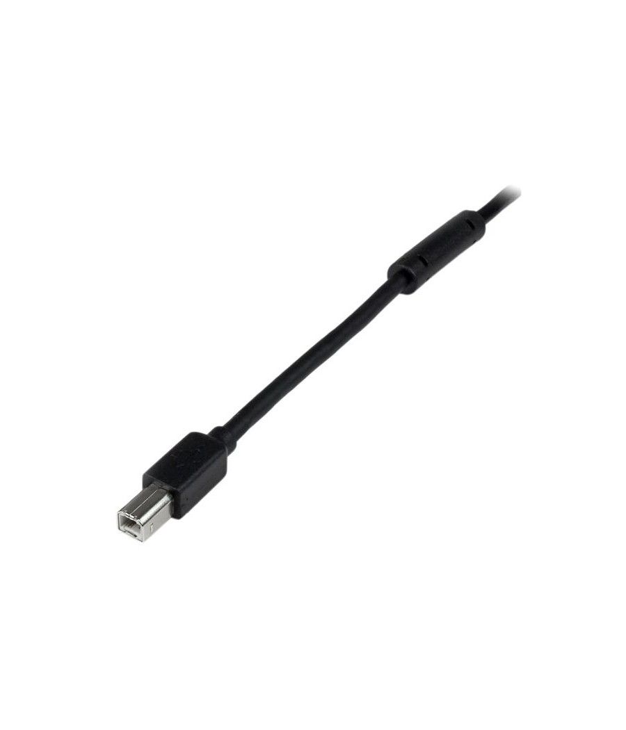 StarTech.com Cable 20 Metros 20m USB B Macho a USB A Macho Activo Amplificado USB 2.0 - Impresora - Imagen 5