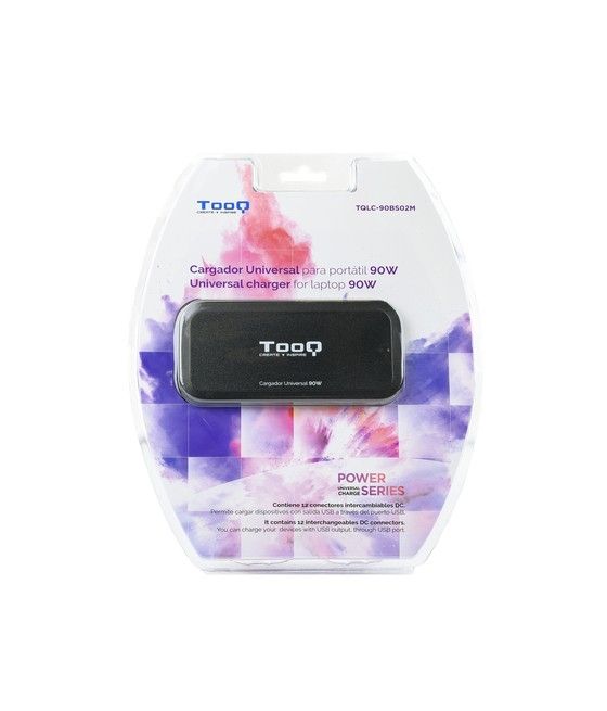 TooQ TQLC-90BS02M cargador de dispositivo móvil Negro Interior - Imagen 5