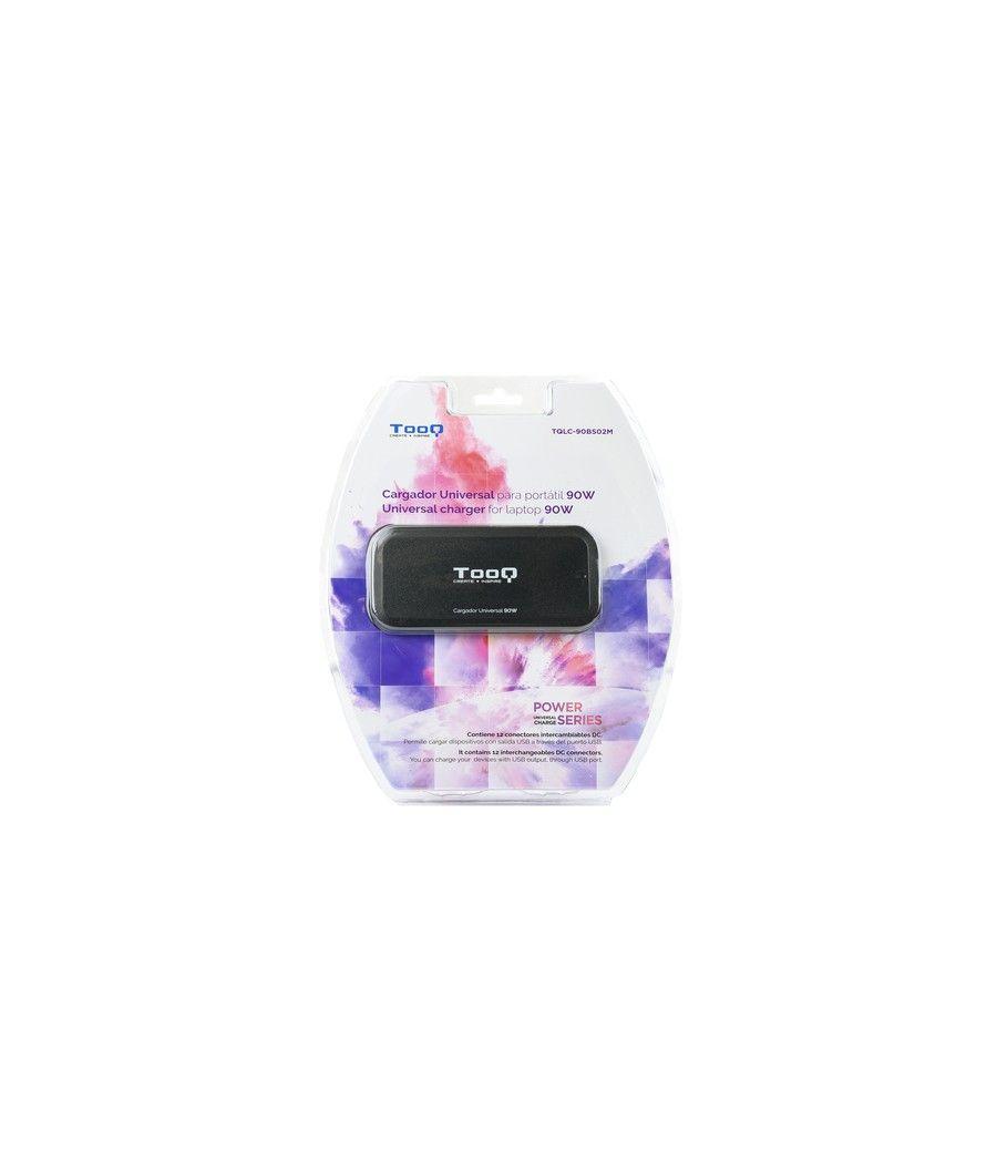 TooQ TQLC-90BS02M cargador de dispositivo móvil Negro Interior - Imagen 5