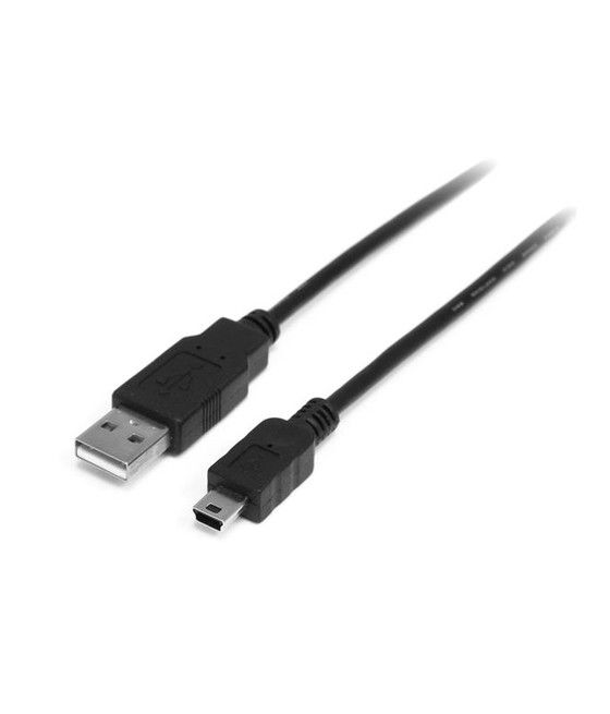 StarTech.com Cable USB de 1m para Cámara - 1x USB A Macho - 1x Mini USB B Macho - Adaptador Negro - Imagen 1