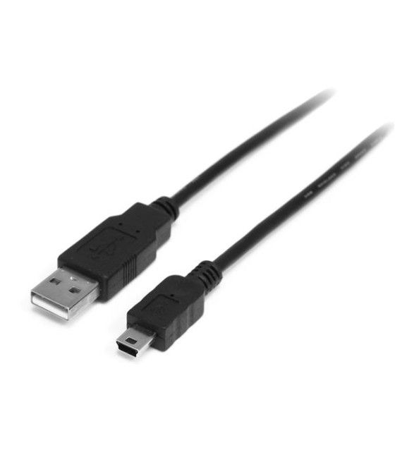 StarTech.com Cable USB de 2m para Cámara - 1x USB A Macho - 1x Mini USB B Macho - Adaptador Negro - Imagen 2