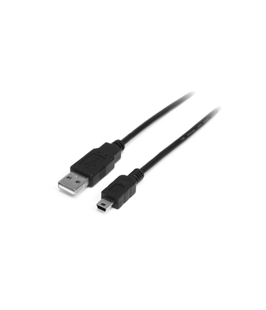 StarTech.com Cable USB de 2m para Cámara - 1x USB A Macho - 1x Mini USB B Macho - Adaptador Negro - Imagen 2
