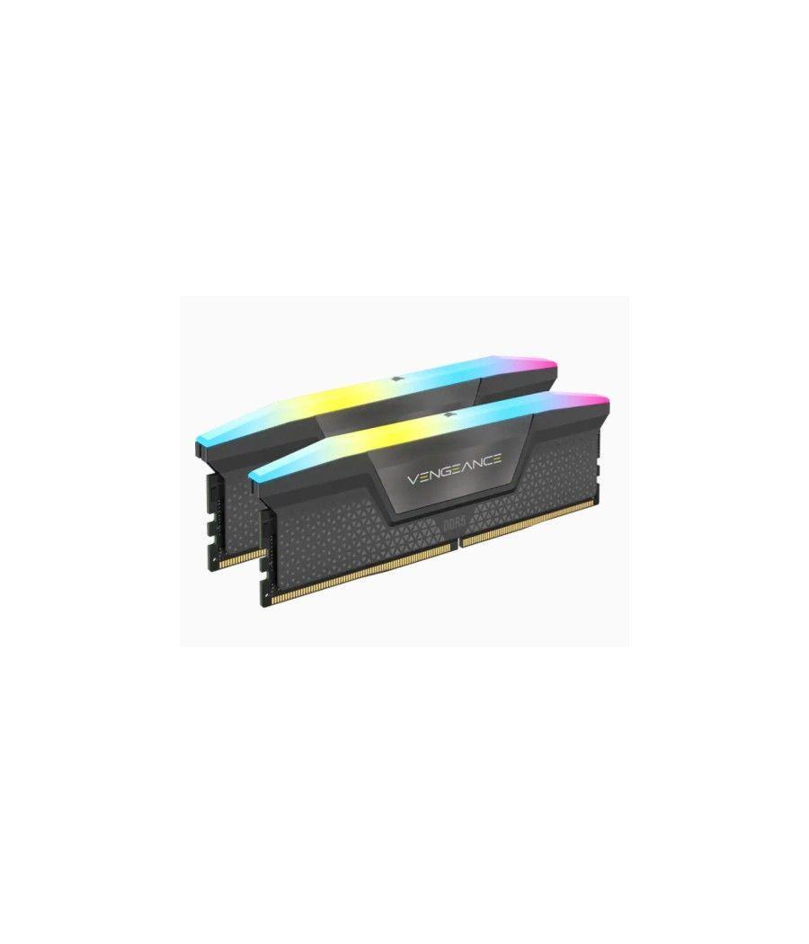 Memoria corsair ddr5 64gb 2x32gb pc5200 vengeance rgb cmh64gx5m2b5200z40k