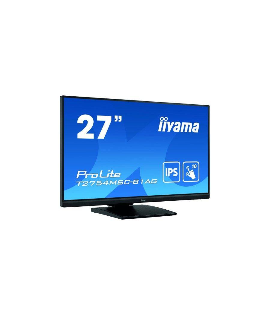 Iiyama prolite t2754msc-b1ag monitor pantalla táctil 68,6 cm (27") 1920 x 1080 pixeles multi-touch multi-usuario negro