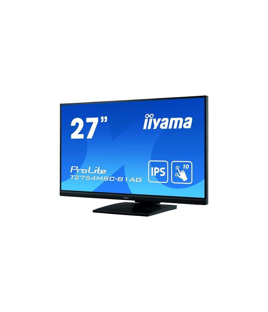 Iiyama prolite t2754msc-b1ag monitor pantalla táctil 68,6 cm (27") 1920 x 1080 pixeles multi-touch multi-usuario negro